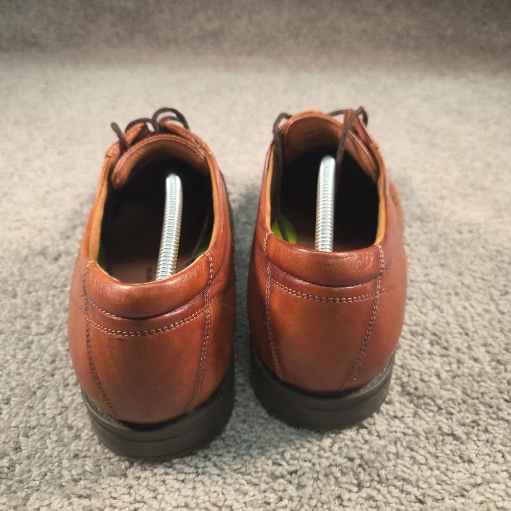 Florsheim Midtown Plain Toe Oxford Derby Mens 13D Cognac Leather 12135-221